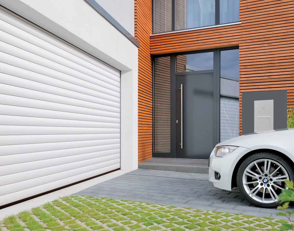 Aluminium rolling garage doors 